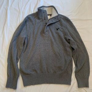 American Eagle Classic Fit Men's Grey Sweater Size Large